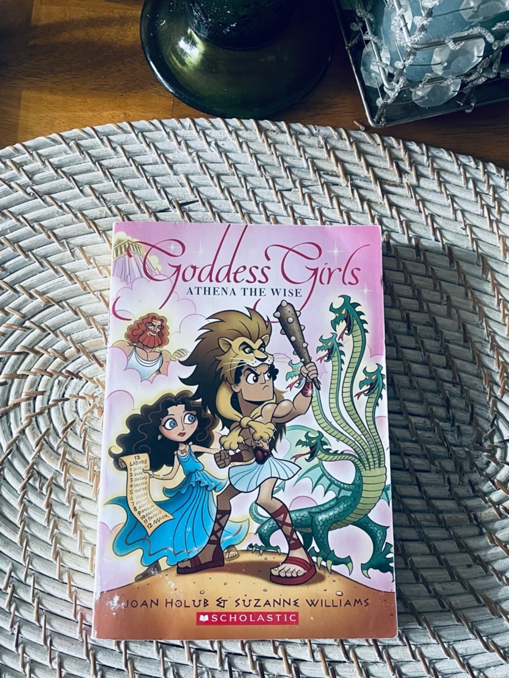 Scholastic Goddess Girls Athena the Wise - Pink Cover